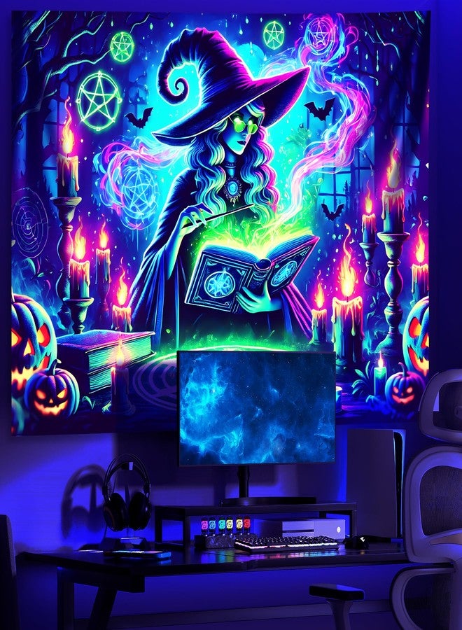 AOHMPT Spine-Chilling Zombie Winter Tapestry - Glow-in-the-Dark, Reactive Decor for Haunted Parties, Bedroom or Living Room Walls - Image 3